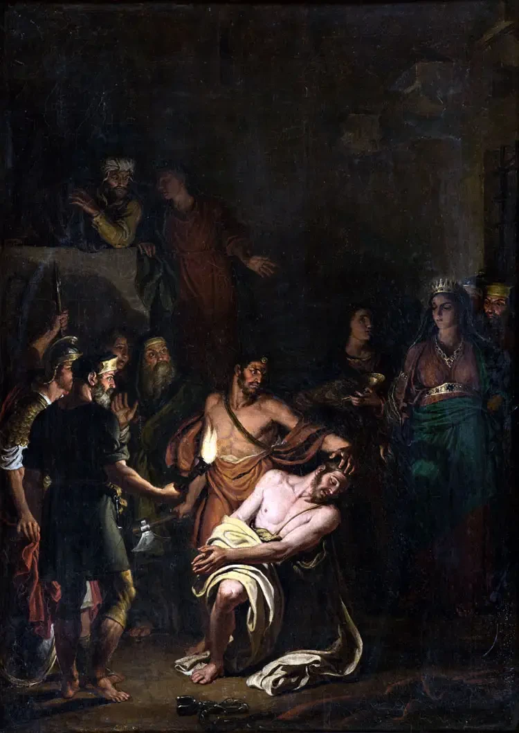Decollazione di san Giovanni Battista, bozzetto per la pala di Stezzano - Museo Diotti, Casalmaggiore, Cremona